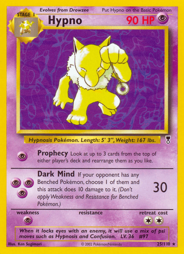 Hypno, Legendary Collection 25
