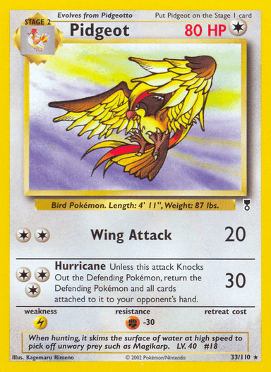 Pidgeot, Legendary Collection 33