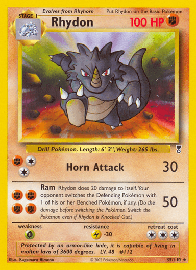 Rhydon, Legendary Collection 35