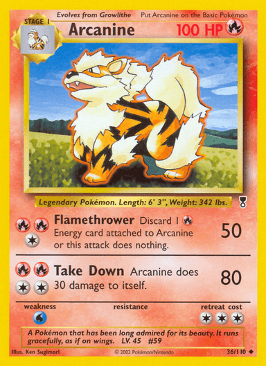 Arcanine, Legendary Collection 36