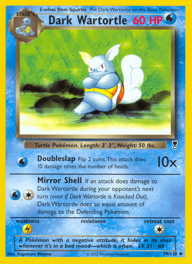 Dark Wartortle, Legendary Collection 39