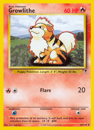 Growlithe, Legendary Collection 45