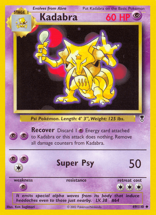 Kadabra, Legendary Collection 49
