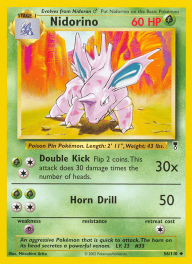 Nidorino, Legendary Collection 56