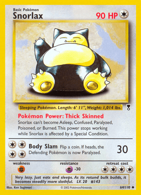 Snorlax, Legendary Collection 64
