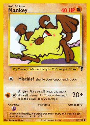 Mankey, Legendary Collection 81