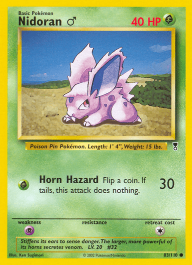 Nidoran ♂, Legendary Collection 83