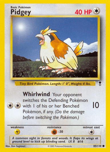 Pidgey, Legendary Collection 85