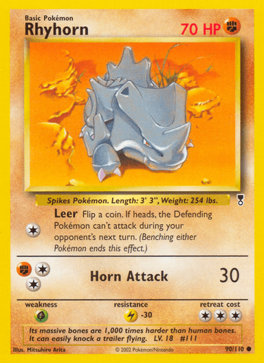 Rhyhorn, Legendary Collection 90