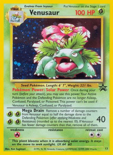 Venusaur, Wizards Black Star Promos 13