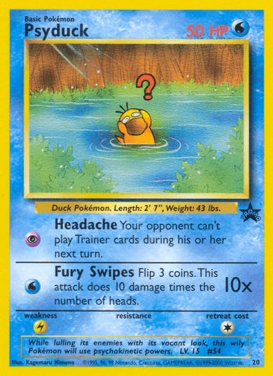 Psyduck, Wizards Black Star Promos 20