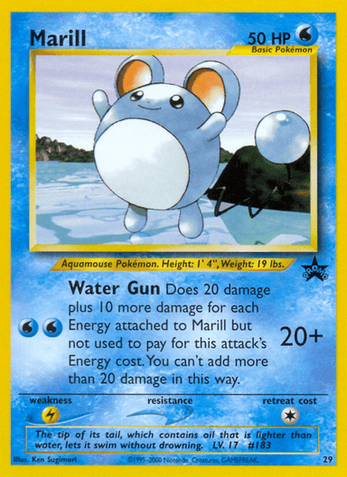 Marill, Wizards Black Star Promos 29