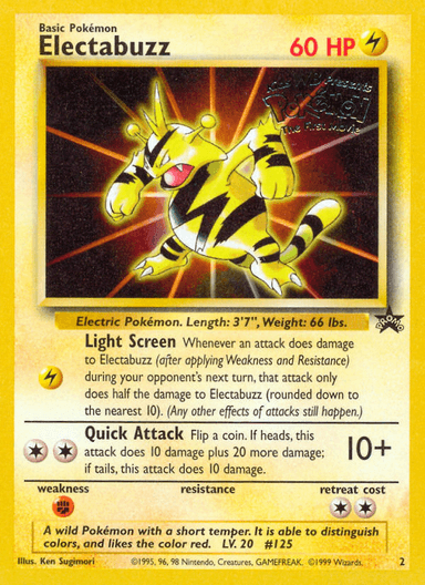 Electabuzz, Wizards Black Star Promos 2
