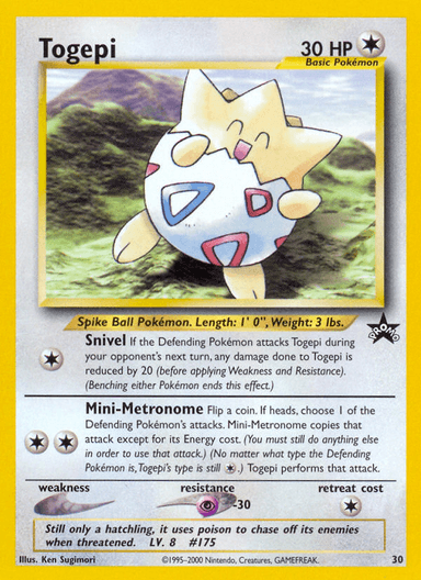 Togepi, Wizards Black Star Promos 30