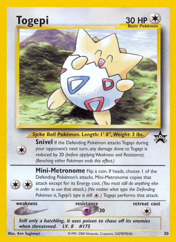 Togepi, Wizards Black Star Promos 30