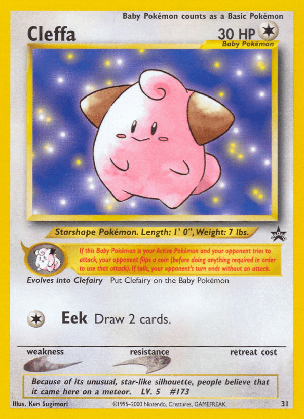 Cleffa, Wizards Black Star Promos 31