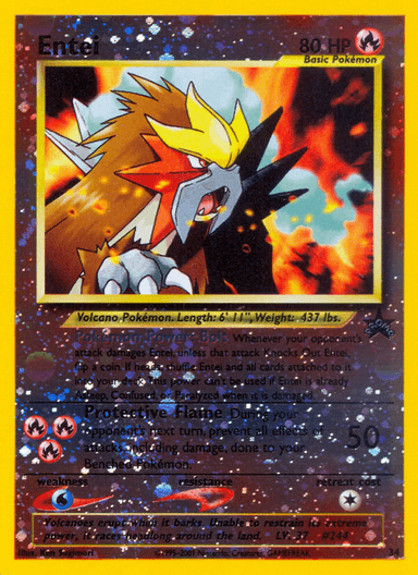 Entei, Wizards Black Star Promos 34