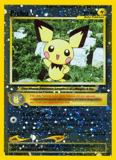 Pichu, Wizards Black Star Promos 35