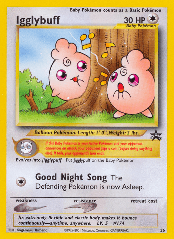 Igglybuff, Wizards Black Star Promos 36