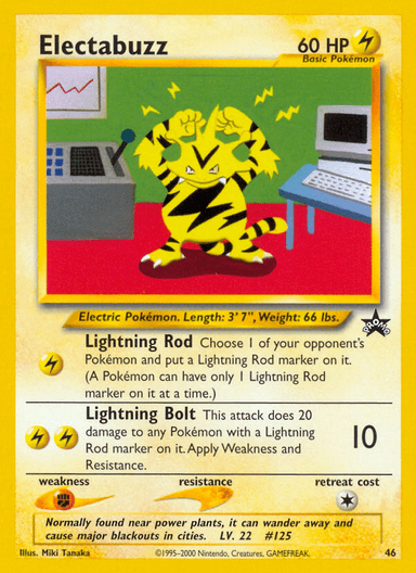 Electabuzz, Wizards Black Star Promos 46