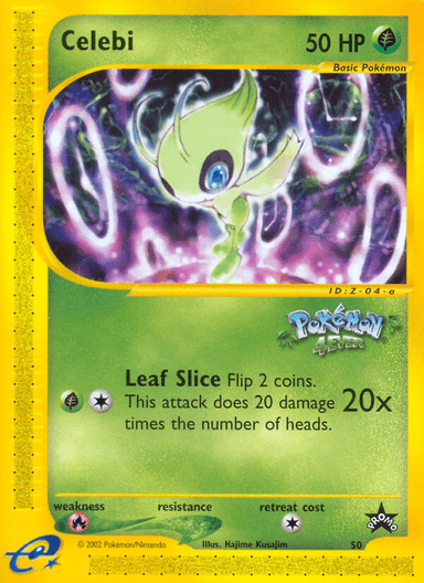 Celebi, Wizards Black Star Promos 50