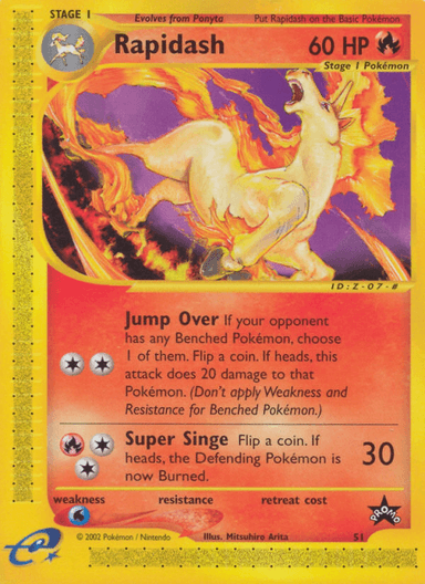 Rapidash, Wizards Black Star Promos 51