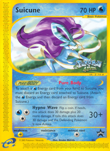 Suicune, Wizards Black Star Promos 53