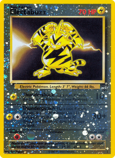 Electabuzz, Best of Game 1