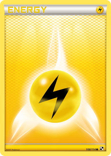 Lightning Energy, Black & White 108