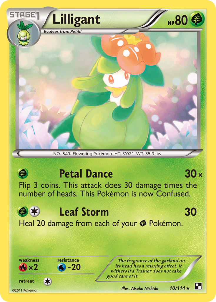 Lilligant, Black & White 10