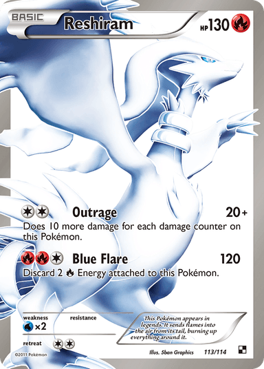 Reshiram, Black & White 113
