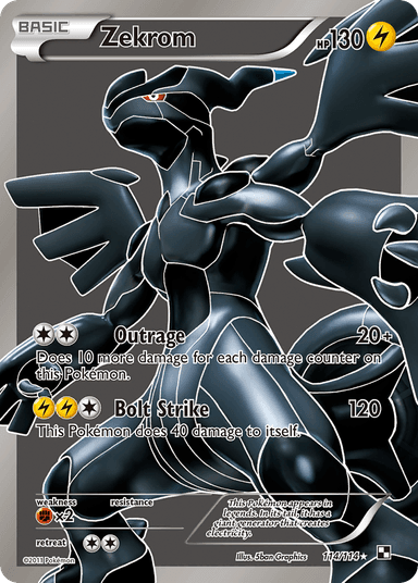 Zekrom, Black & White 114