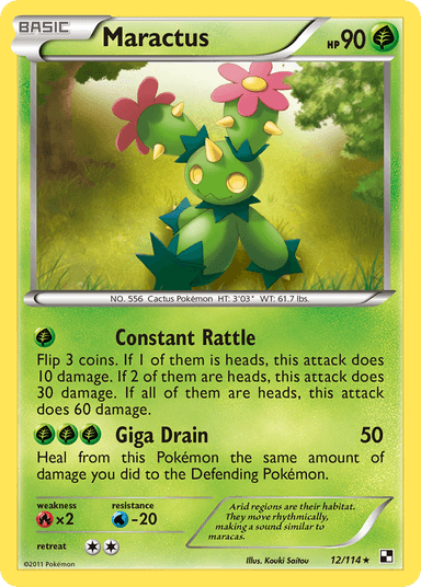 Maractus, Black & White 12
