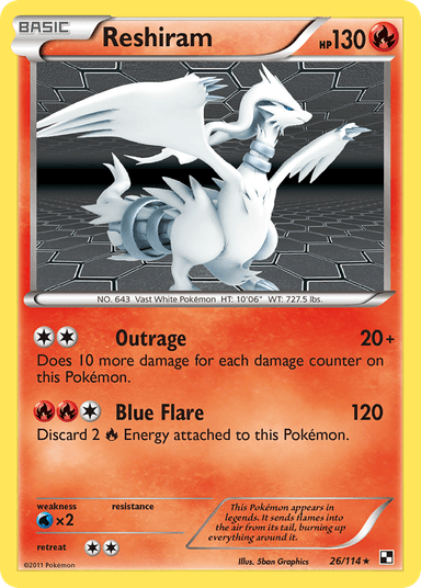 Reshiram, Black & White 26