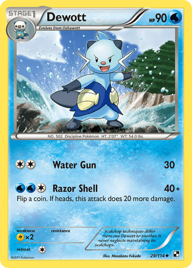 Dewott, Black & White 29