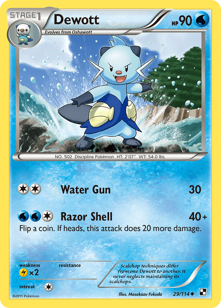 Dewott, Black & White 29