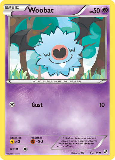 Woobat, Black & White 50