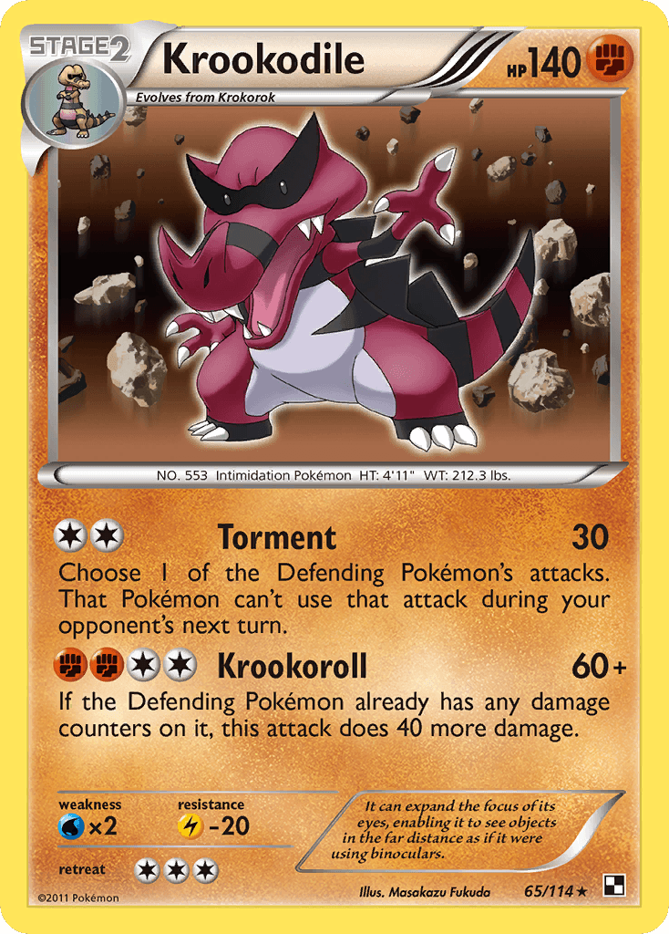 Krookodile, Black & White 65