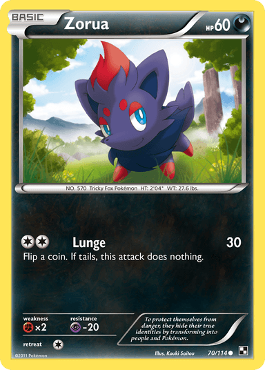 Zorua, Black & White 70