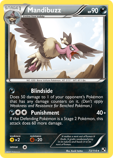 Mandibuzz, Black & White 73