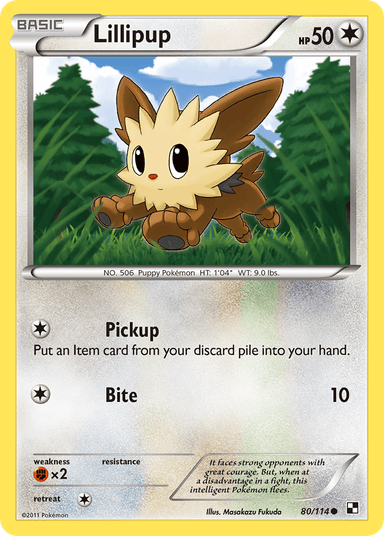 Lillipup, Black & White 80
