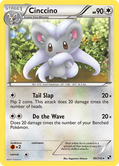 Cinccino, Black & White 89