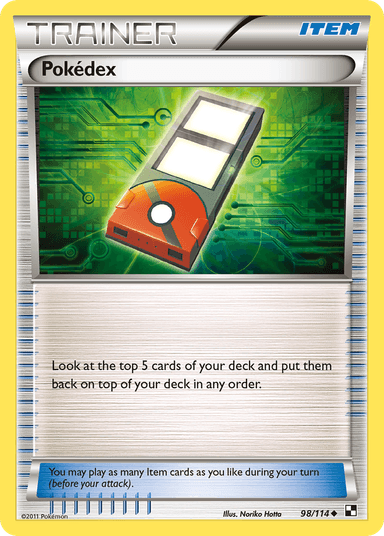 Pokédex, Black & White 98