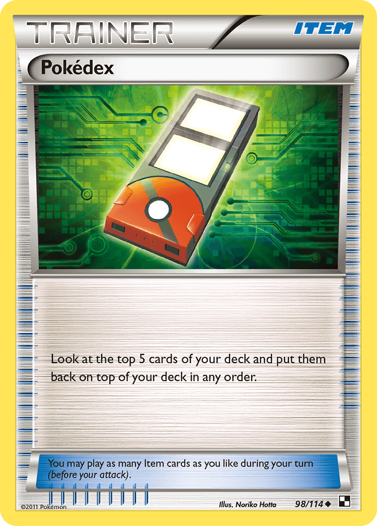 Pokédex, Black & White 98
