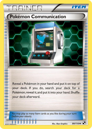 Pokémon Communication, Black & White 99