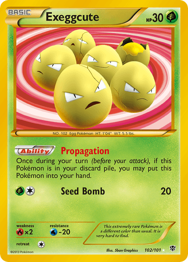 Exeggcute, Plasma Blast 102