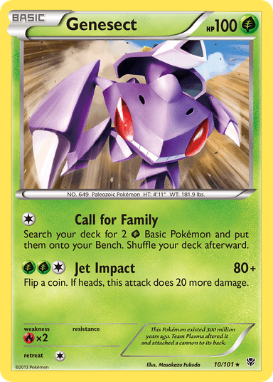 Genesect, Plasma Blast 10