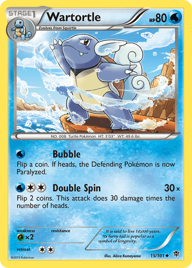 Wartortle, Plasma Blast 15