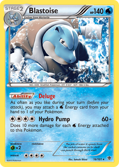 Blastoise, Plasma Blast 16