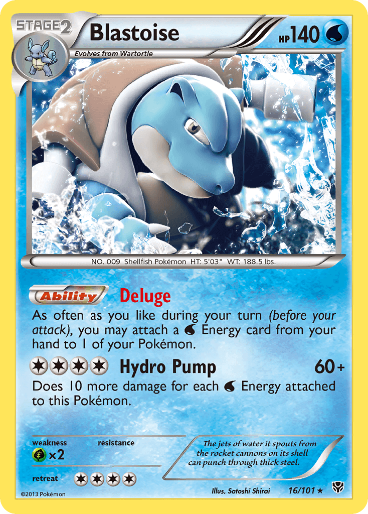 Blastoise, Plasma Blast 16